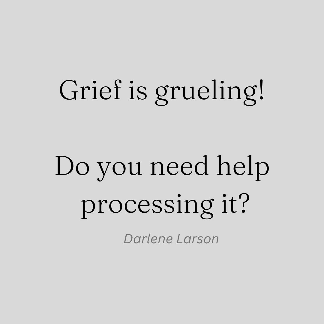 Grief is grueling